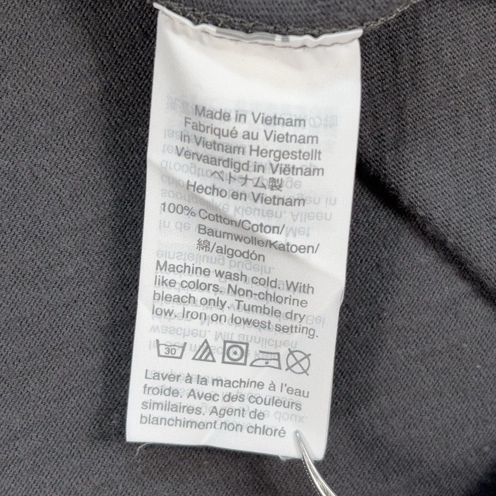 J Crew Slub Cotton Henley Shirt Men's L Gray 100% Cotton J8214 - Picture 10 of 12
